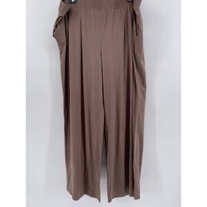 ANYBODY Women's Plus Brown Cozy Relaxed Fit Pants SZ 3X/T